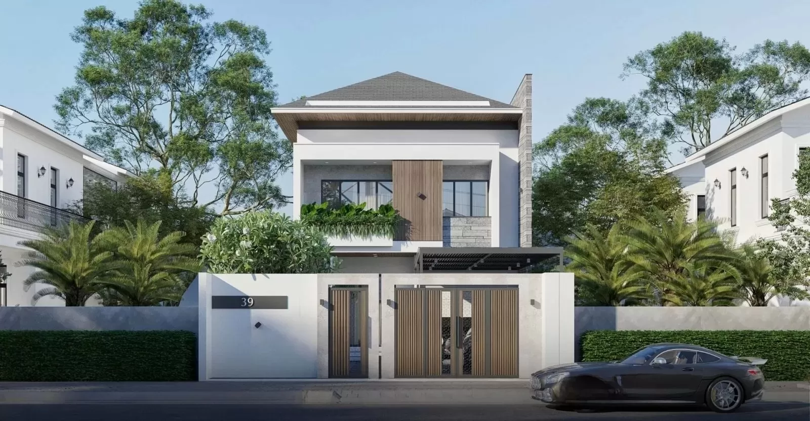 Những căn nhà 2 tầng 4 phòng ngủ 80m2 có kiến trúc thiết kế đa dạng, tính thẩm mỹ cao và công năng phù hợp với nhiều gia đình.