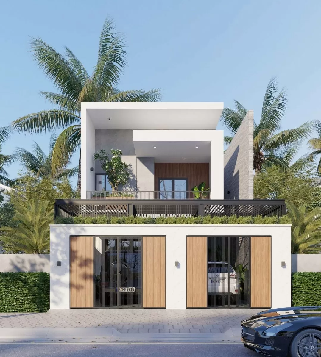 Thiết kế nhà 1 trệt 1 lầu 5x13m