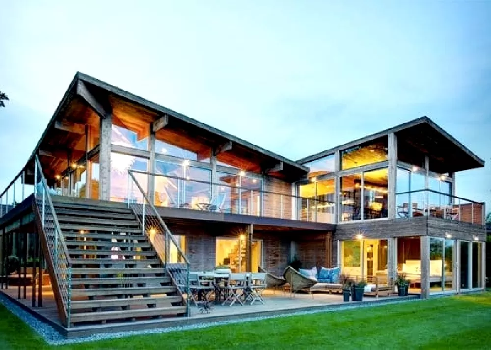 Ngôi nhà có tầm nhìn thoáng đãng ra khu vực xung quanh