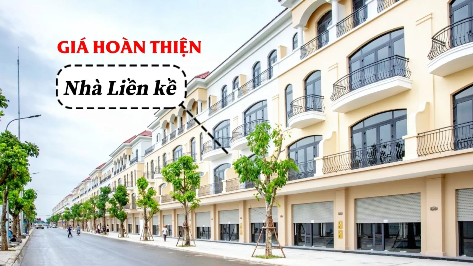 Giá hoàn thiện nhà liền kề