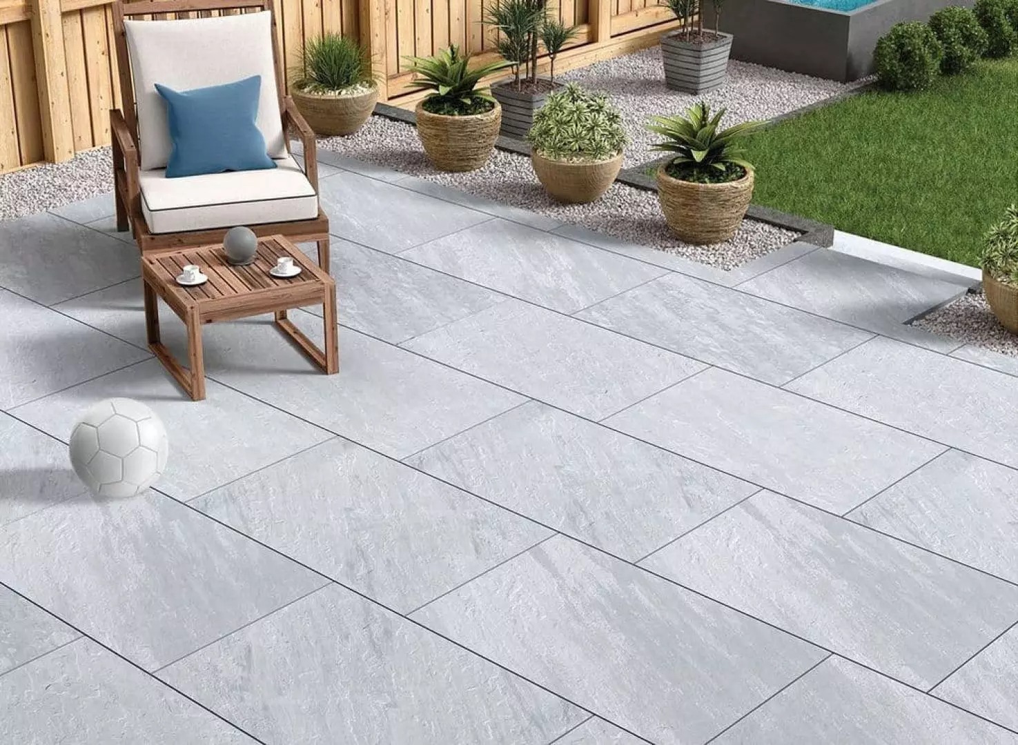 Mẫu gạch lát sân vườn cao cấp