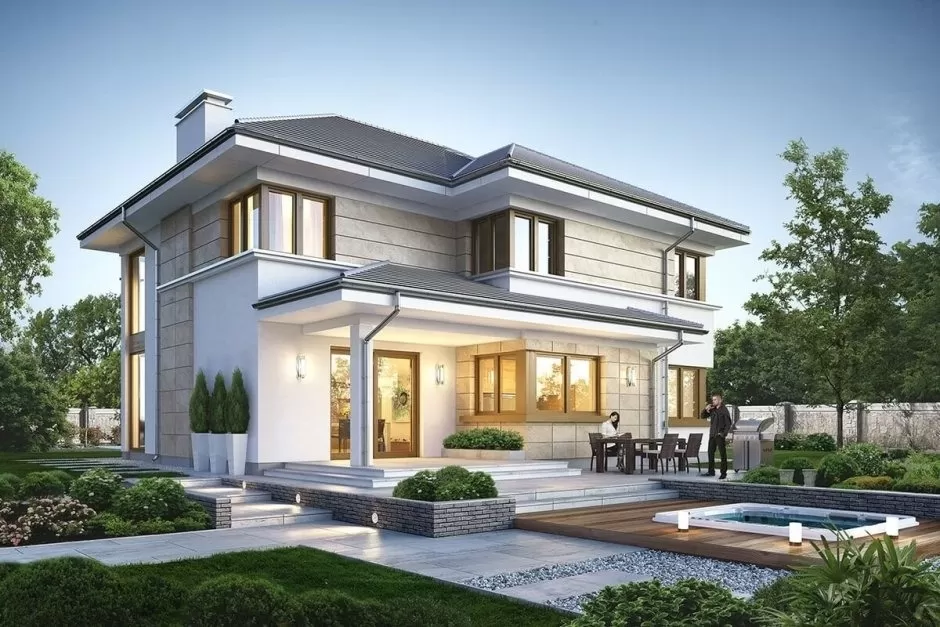 Cách bố trí sân vườn trước nhà dựa vào hướng phong thuỷ đẹp