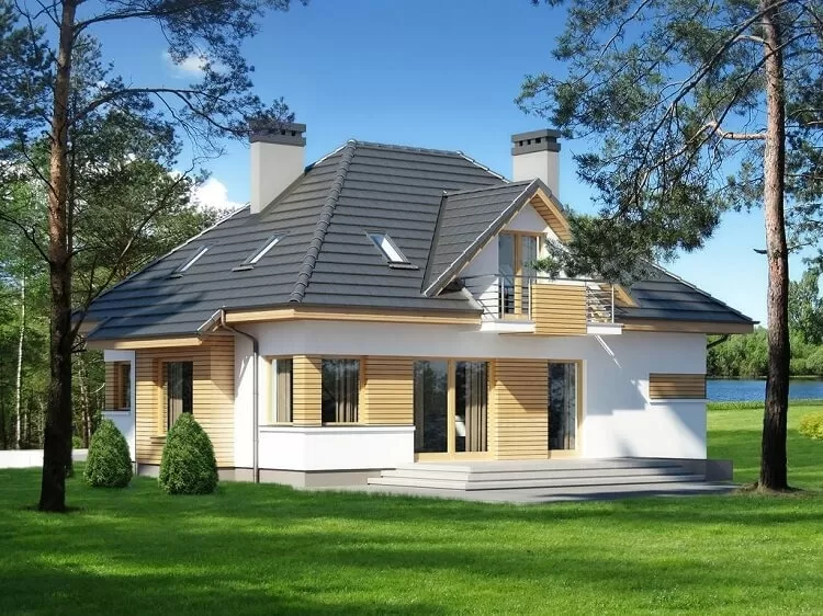 Ngôi nhà ấn tượng với kiểu kiến trúc Châu Âu