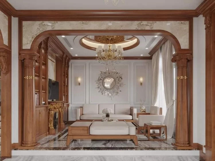 Phòng khách tân cổ điển