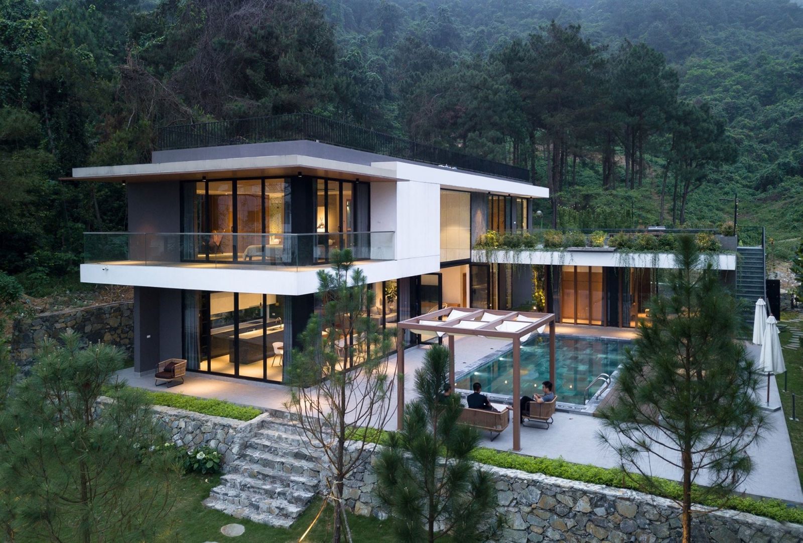 Villa nhà vườn đẹp hiện đại cao cấp
