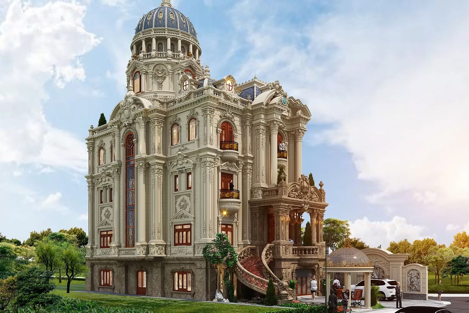 Chú ý tìm kiếm đơn vị thiết kế lâu đài kiểu Pháp đẹp uy tín để đảm bảo chất lượng công trình