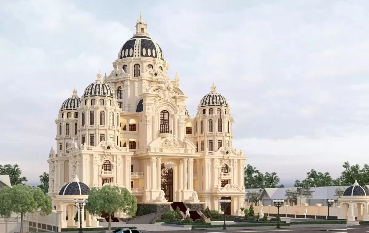 Kiến trúc lâu đài cổ điển kiểu Pháp