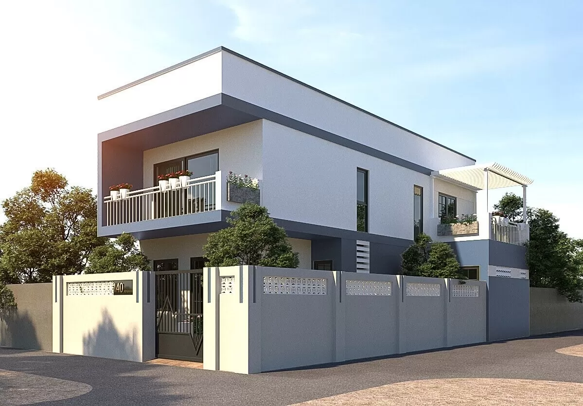 Mẫu nhà 2 tầng 5x20m chi phí 600 triệu