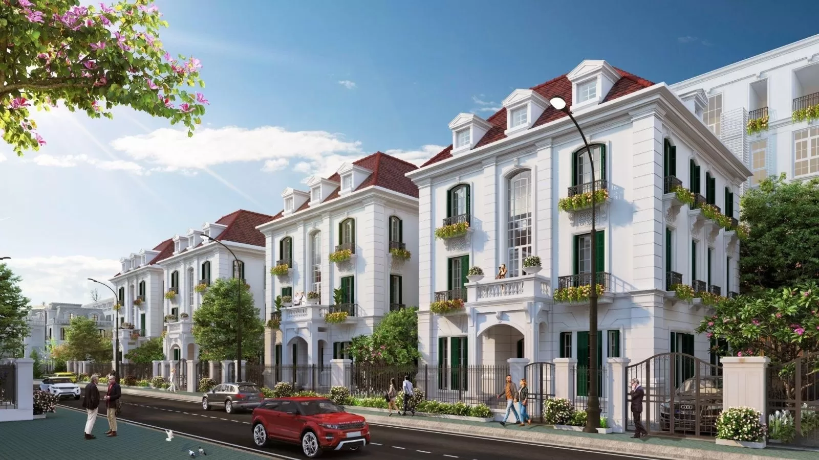 Thiết kế biệt thự liền kề phong cách Indochine