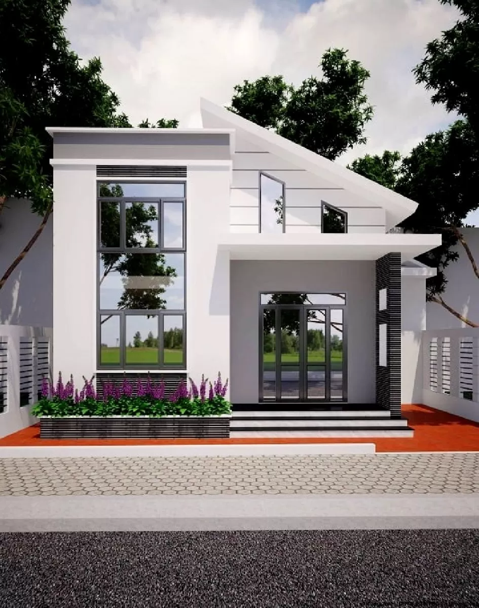 Ngôi nhà có thiết kế phù hợp cho gia đình có 3-4 thành viên