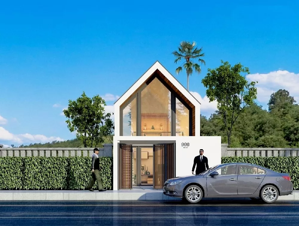 Mẫu nhà gác lửng 3 phòng ngủ