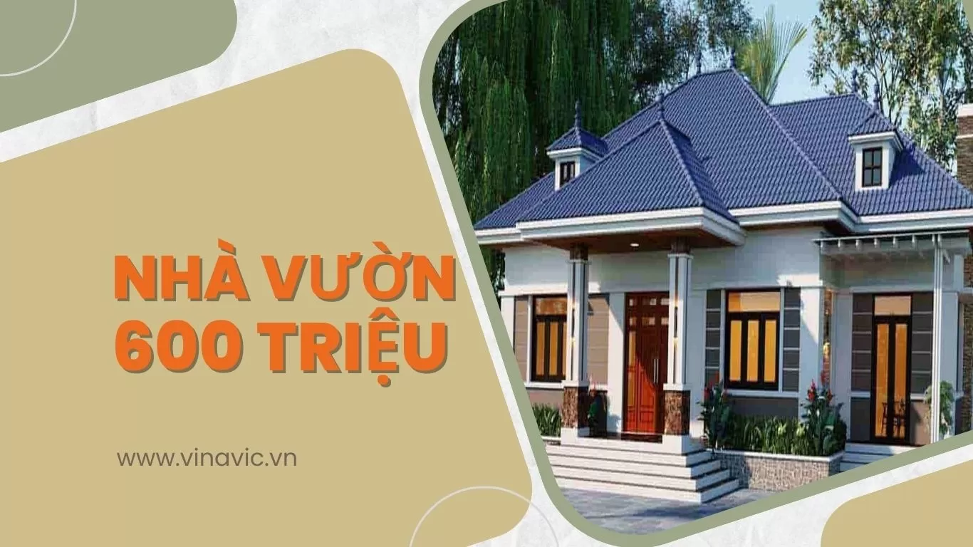 Nhà vườn 600 triệu