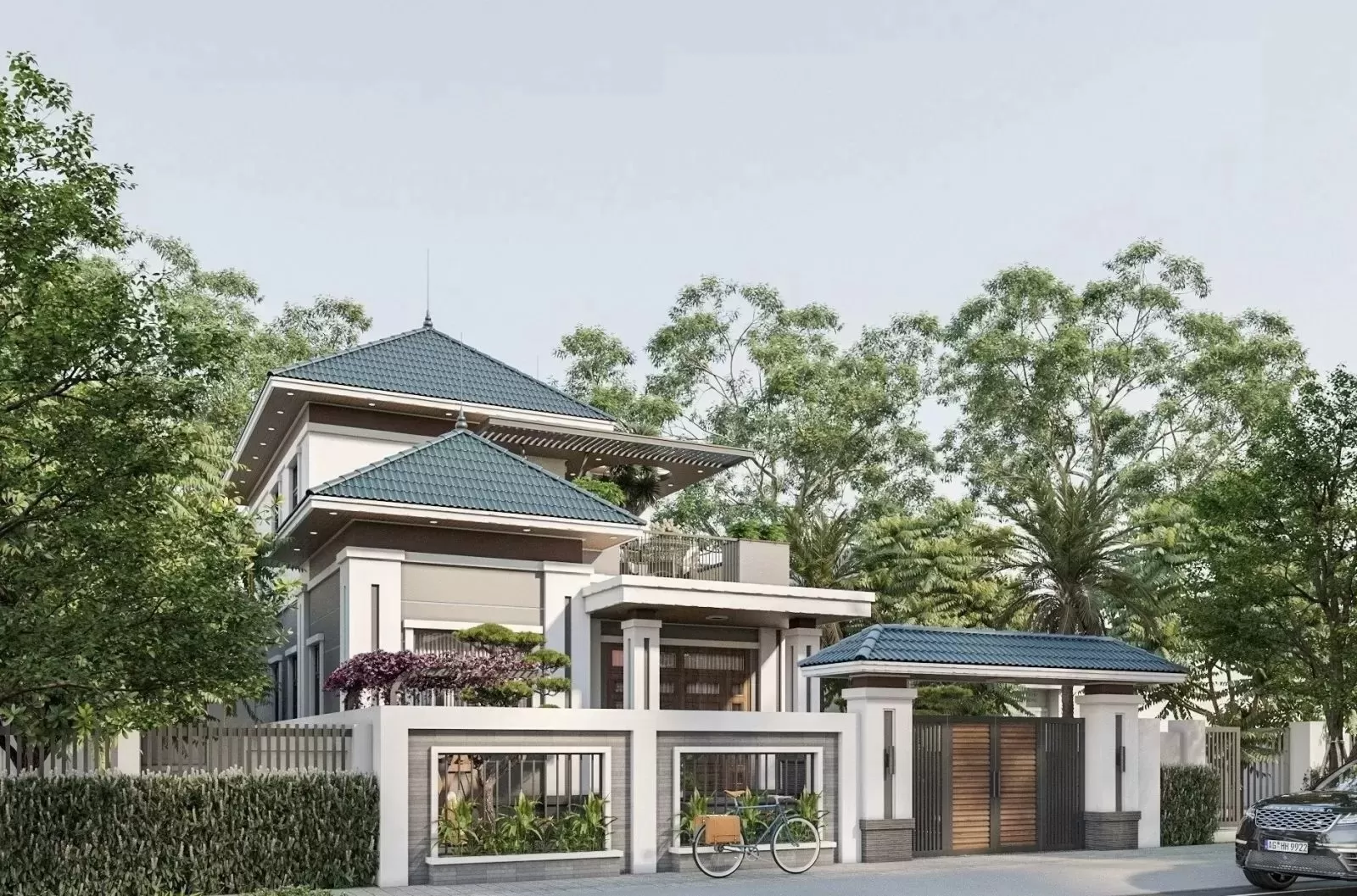 Cách thiết kế nhà ống có mái nhật đẹp và rẻ