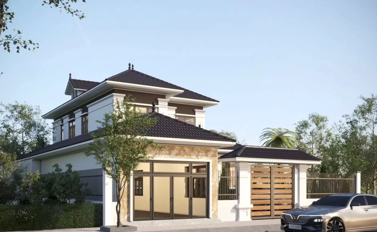 Vật liệu xây nhà mái nhật truyền thống kết hợp hiện đại