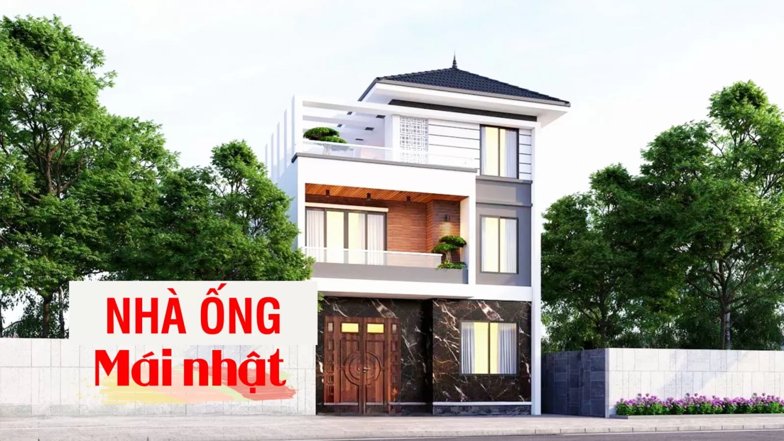 Nhà ống mái nhật