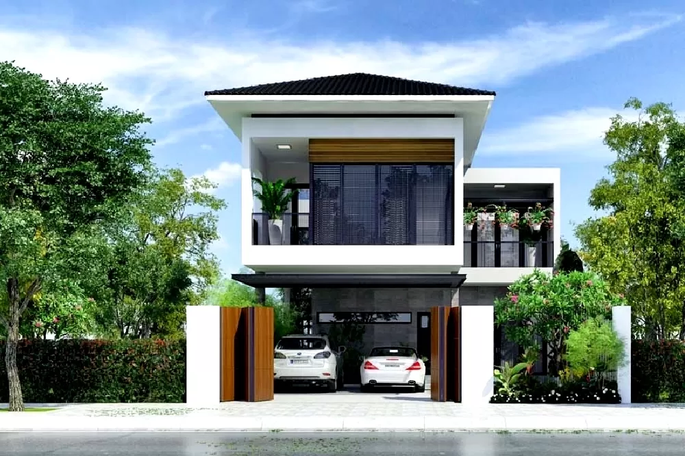 Thiết kế khu vực để xe tiện lợi