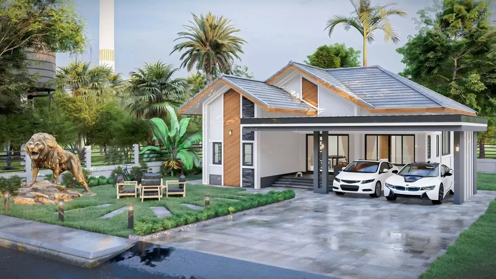 Trước nhà tránh ám tiến sát