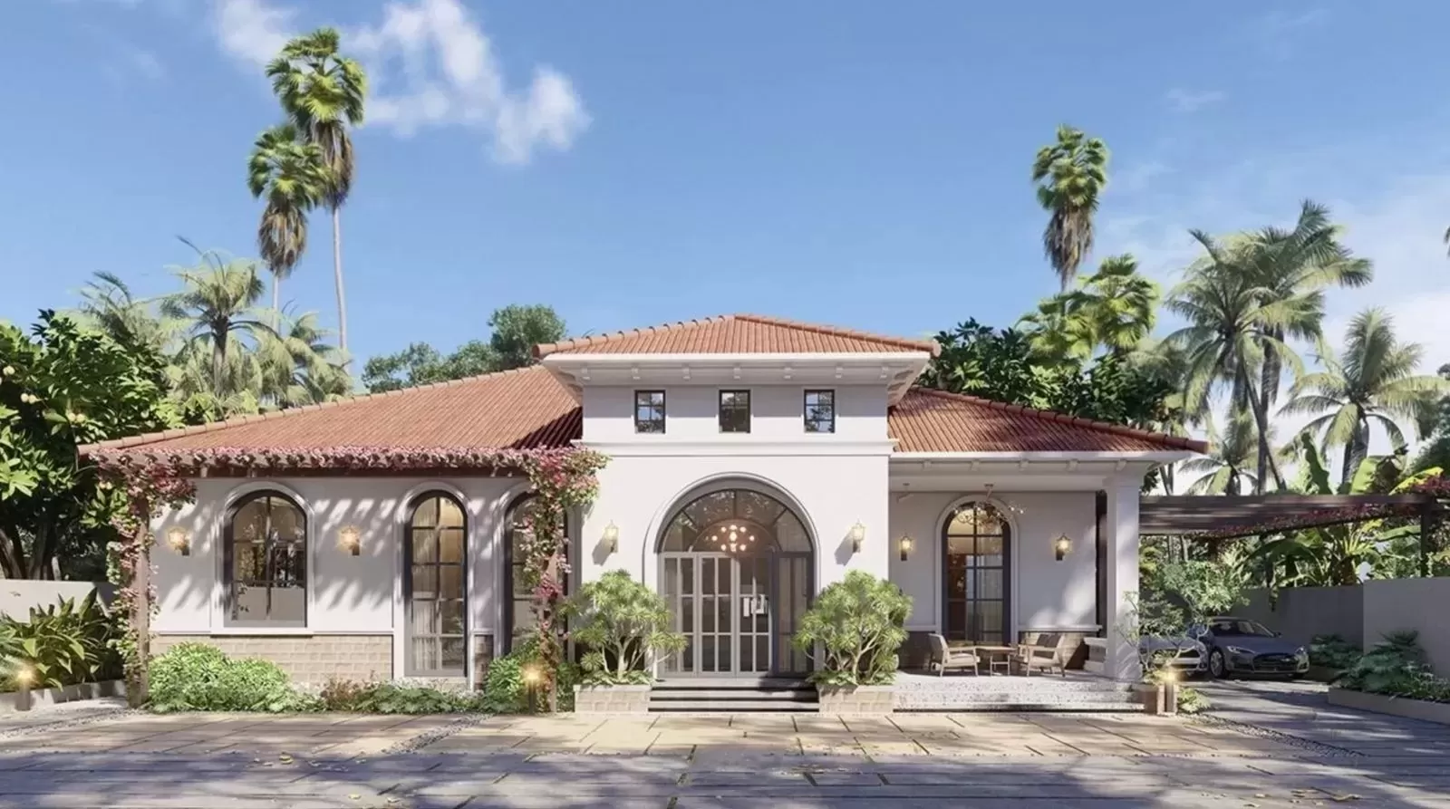 Biệt thự vườn mini cấp 4 8x12m