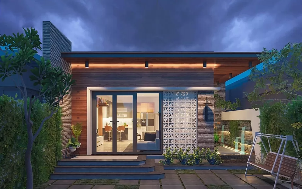 Quy cách mái bằng nhà hiện đại cấp 4 đẹp