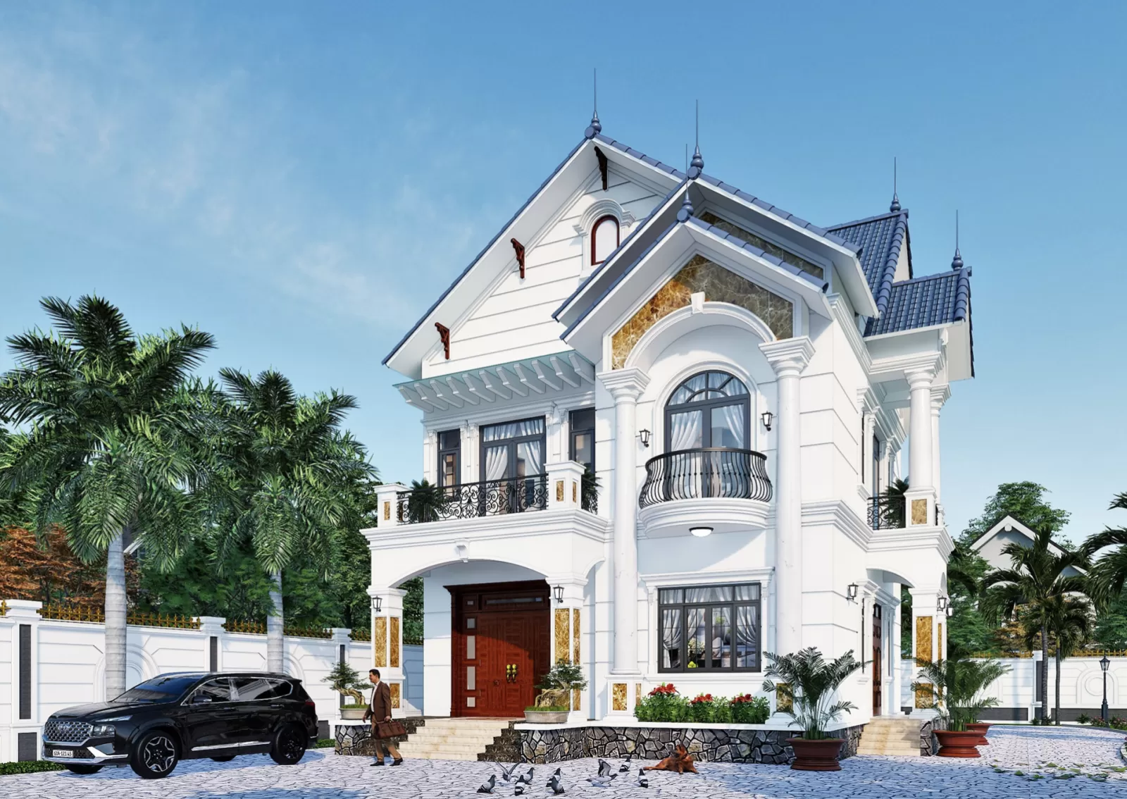 Không gian thoáng mát, gần gũi thiên nhiên