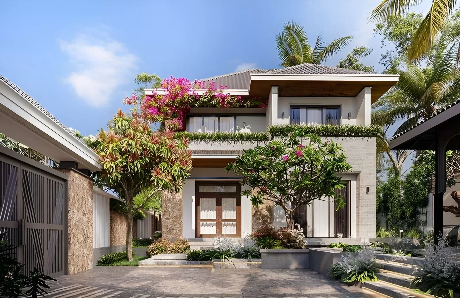 Thiết kế mẫu nhà vườn 600 triệu hiện đại