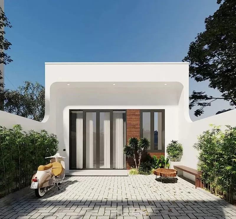 Không gian mở tươi sáng và mát mẻ