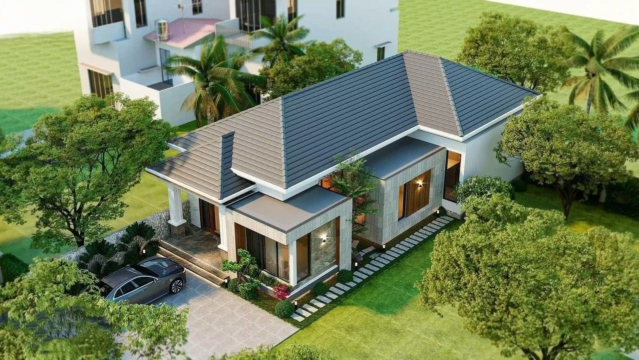 Nhà vườn mái nhật chi phí 600 triệu