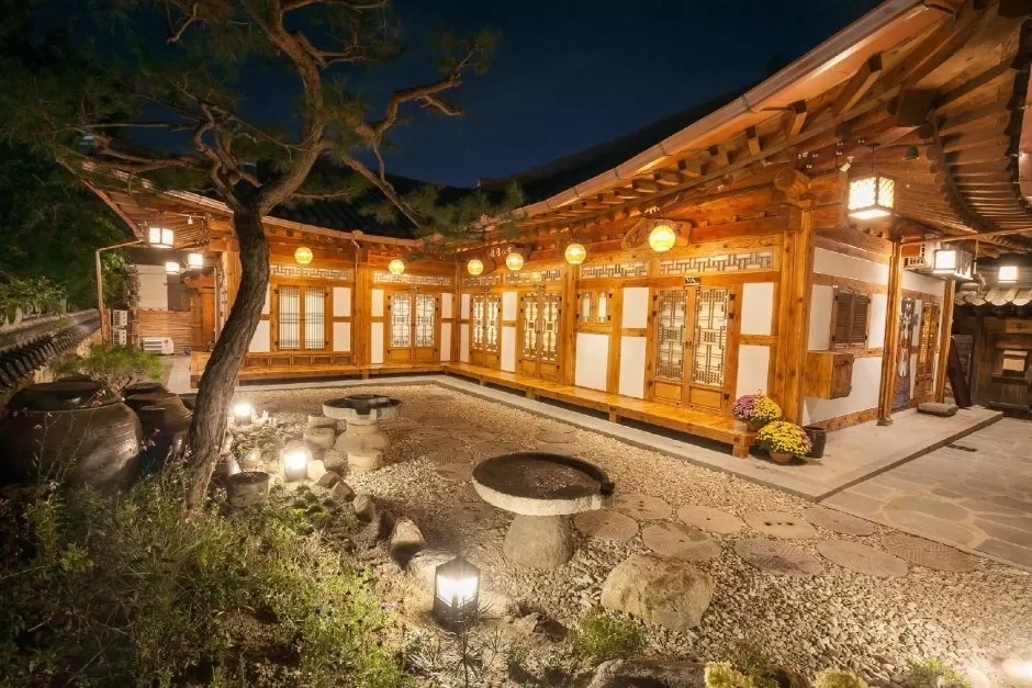 Mẫu nhà cấp 4 kiểu Hàn Quốc truyền thống Hanok