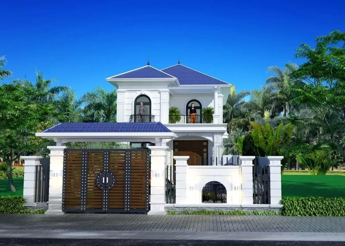 37 Kiểu nhà ống 2 tầng mái nhật được lựa chọn nhiều nhất