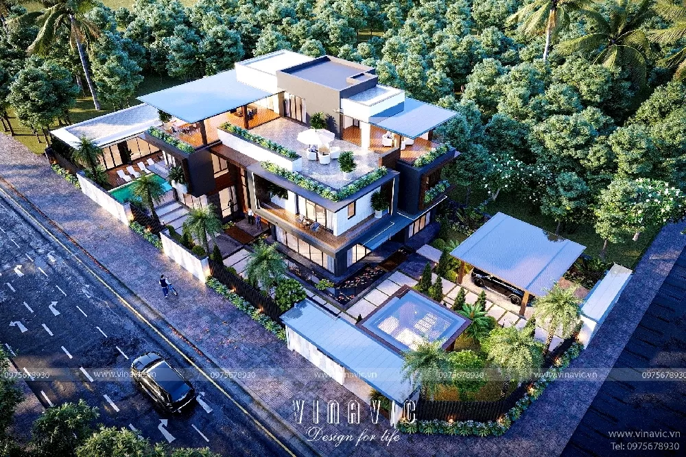 Biệt thự cao cấp hiện đại