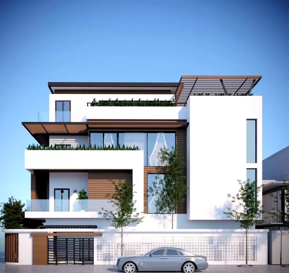 Khám phá thiết kế nhà ngang 9m sâu 8m theo phong cách tối giản