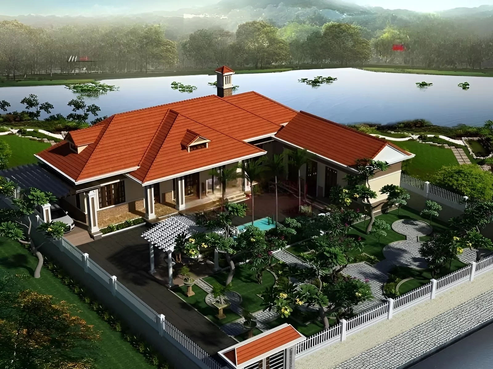 Nhà vườn nông thôn nam bộ là loại nhà ở theo kiến trúc nhà vườn, mang theo sự giản dị, mộc mạc đúng như bản chất thuộc về người dân sông nước