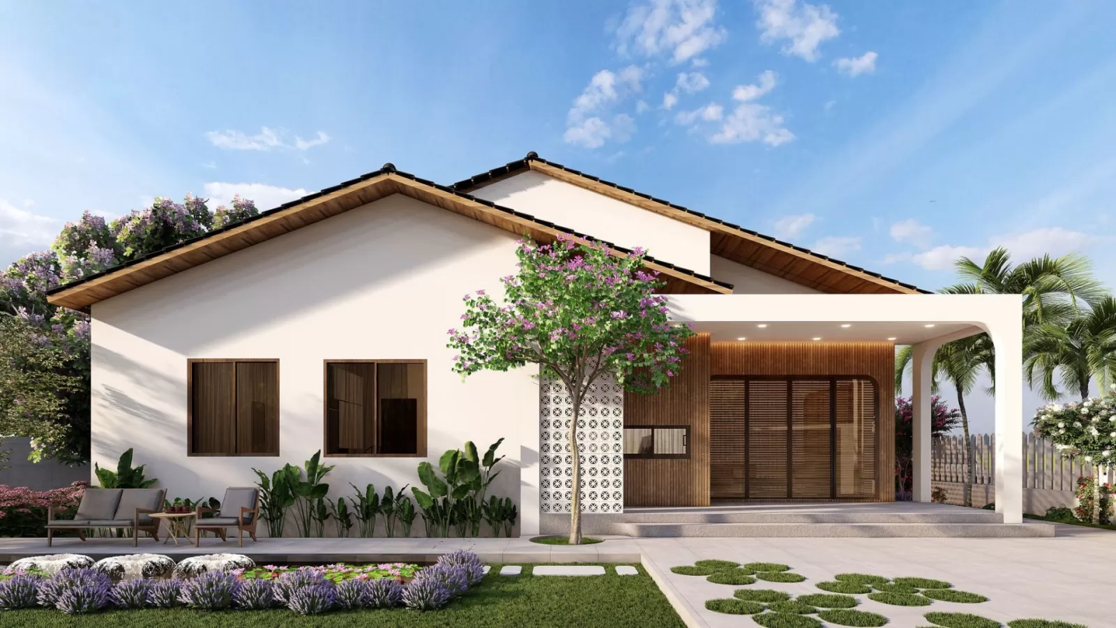 Nhà vườn nông thôn nam bộ là loại nhà ở theo kiến trúc nhà vườn, mang theo sự giản dị, mộc mạc đúng như bản chất thuộc về người dân sông nước