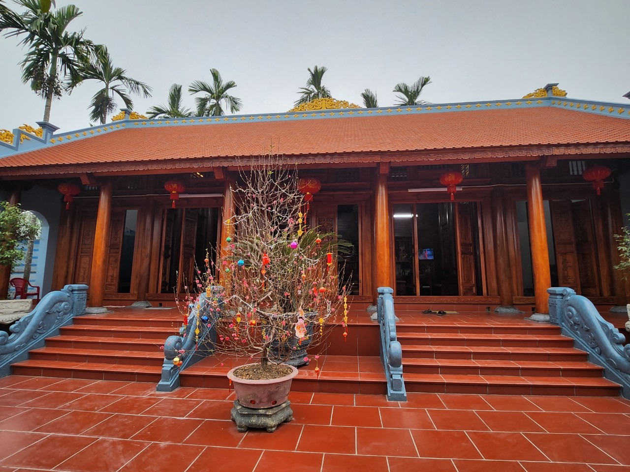 Nhà vườn nông thôn Bắc Bộ bằng gỗ