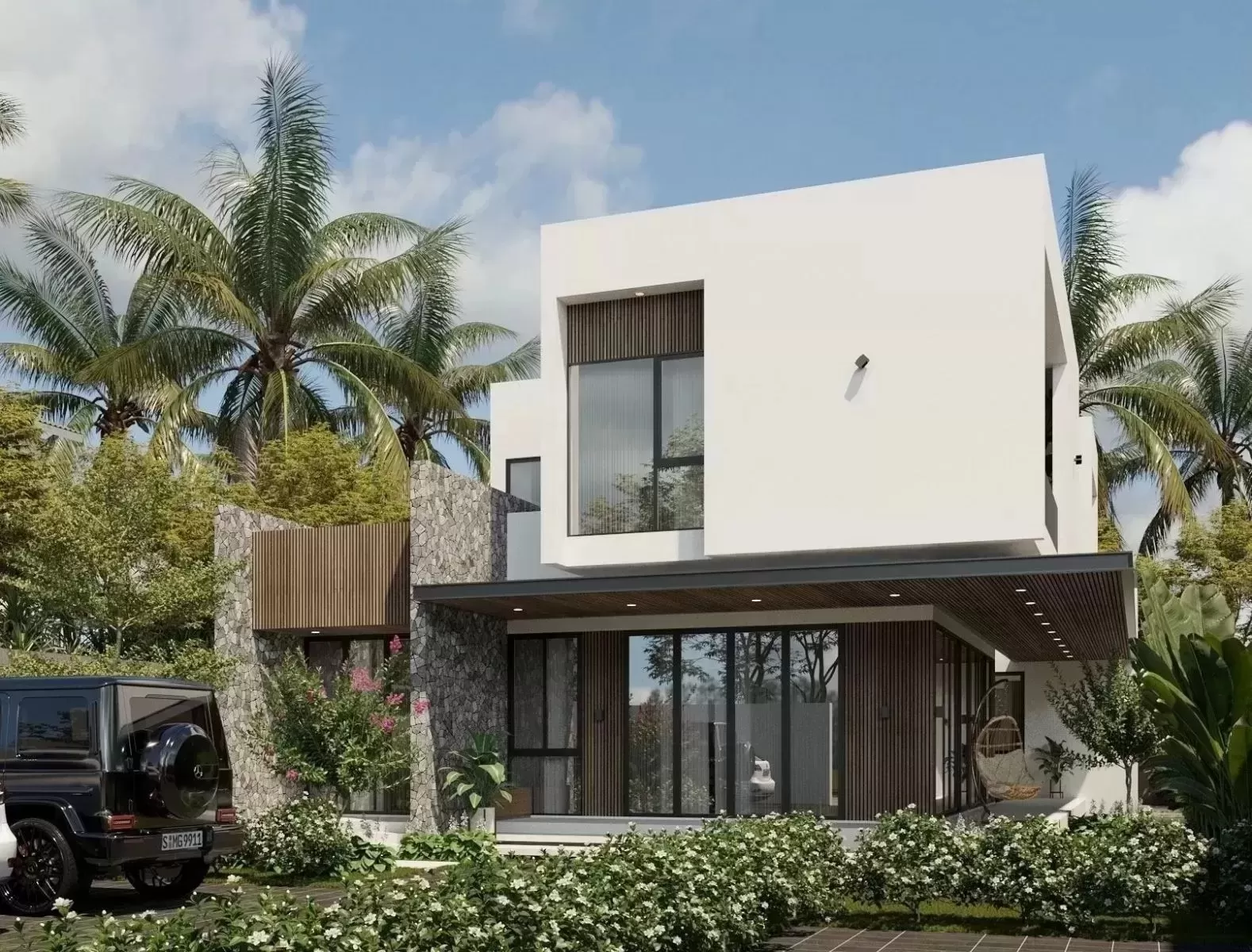 Nhà ống 2 tầng 80m2 3 phòng ngủ có sân vườn ở phố