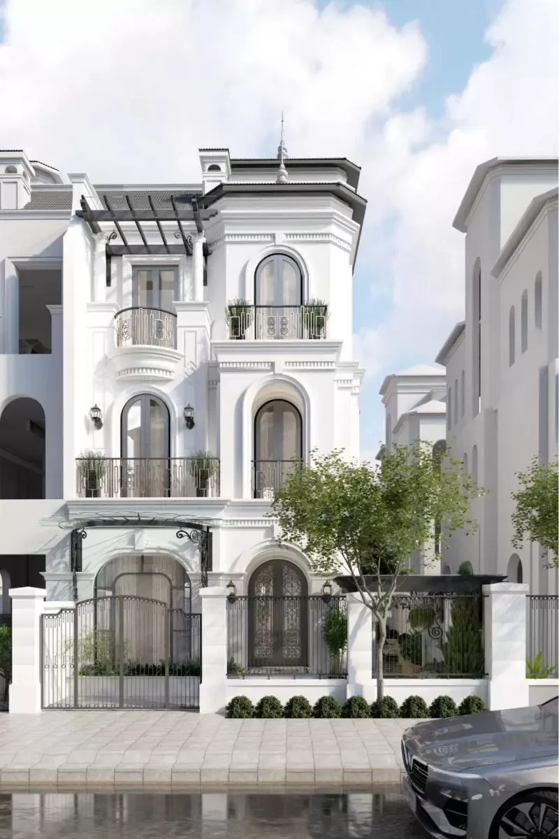 Thiết kế nhà ống 3 tầng 1 tum 7x10m