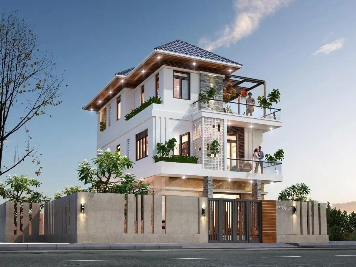 Nhà 3 tầng 7x10 có thể được thiết kế theo nhiều phong cách khác nhau