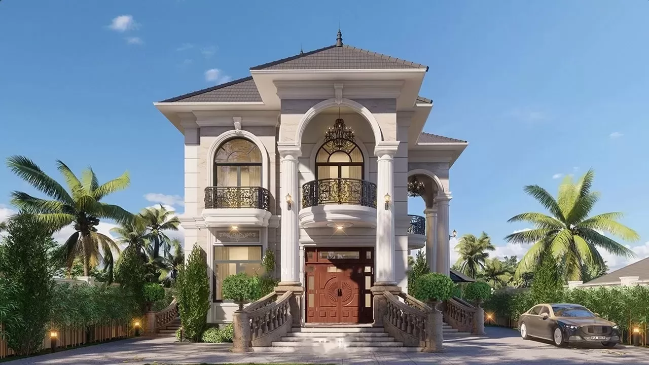 mẫu nhà 2 tầng 140m2 đang là sự lựa chọn hàng đầu của nhiều gia đình bơi diện tích nhỏ xinh, giá thành xây dựng hợp lý