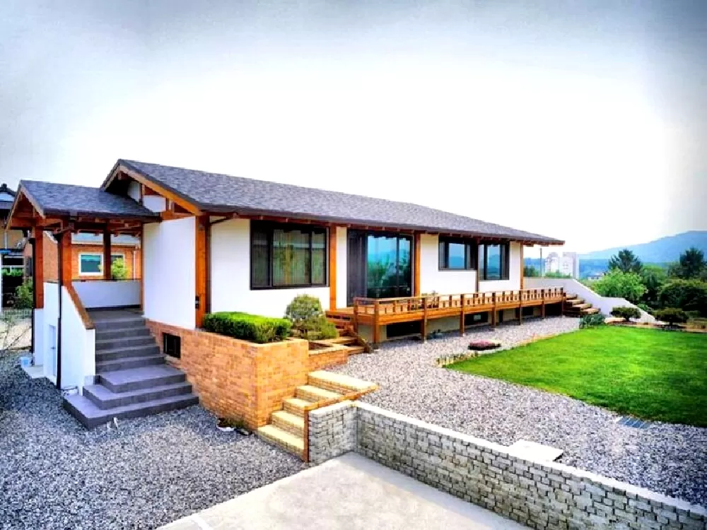 Nhà vườn cấp 4 kiểu Trung Quốc