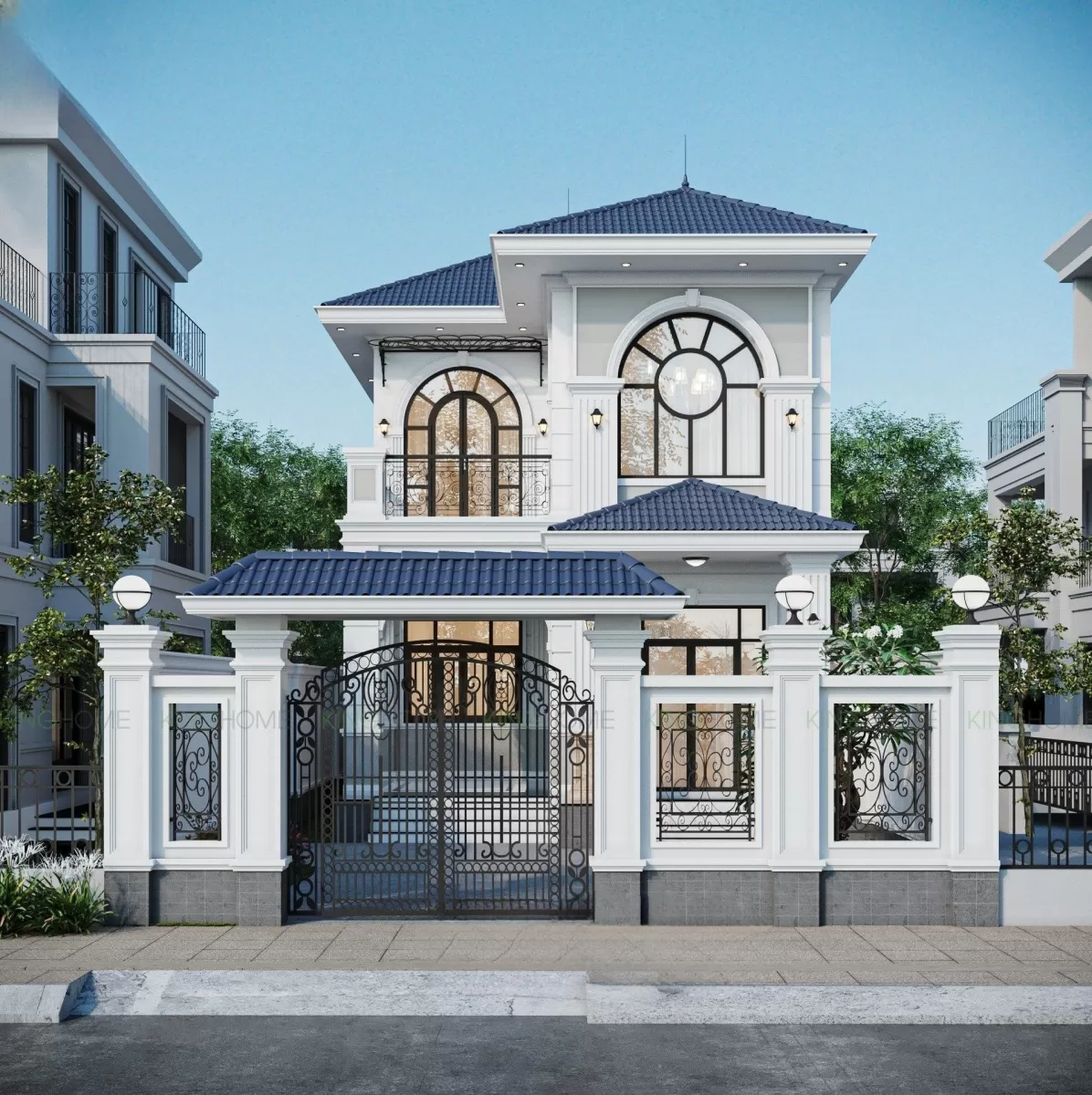 mẫu nhà 2 tầng 140m2 đang là sự lựa chọn hàng đầu của nhiều gia đình bơi diện tích nhỏ xinh, giá thành xây dựng hợp lý