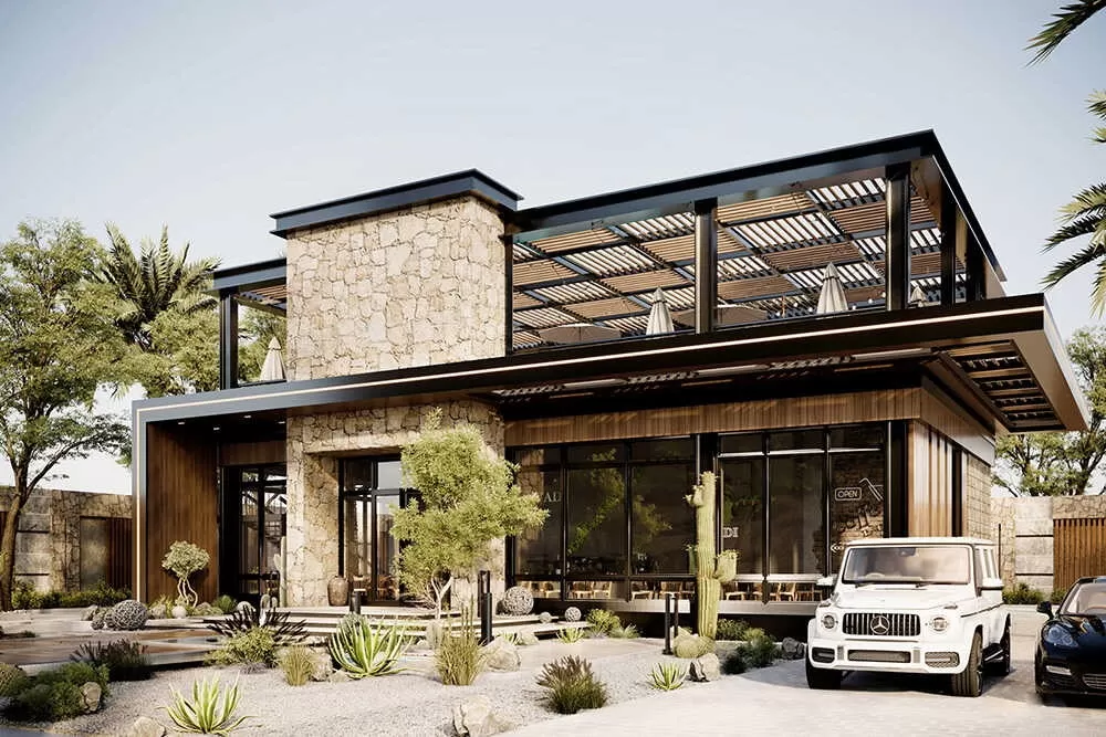 Quán cafe khung thép mang tới không gian quán ấn tượng, tính thẩm mỹ cao và tiết kiệm chi phí đầu tư