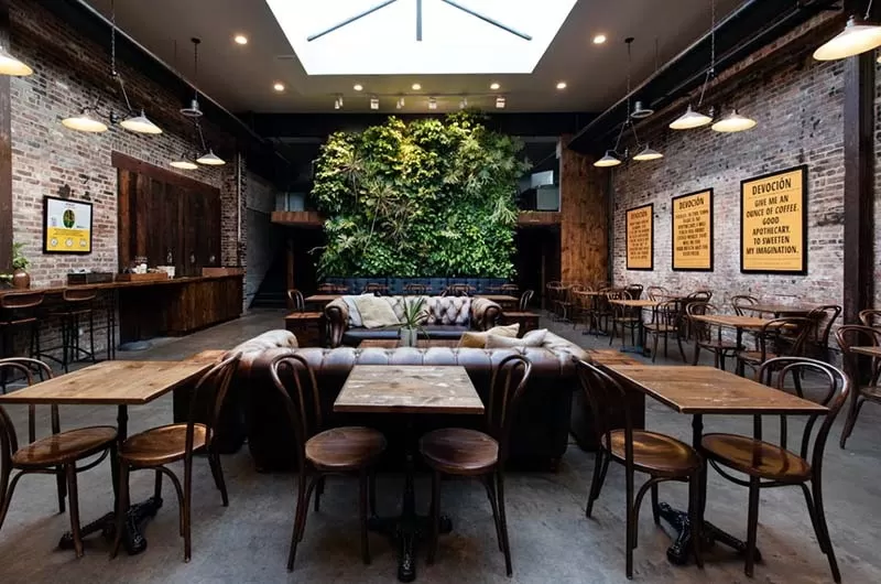 Quán cafe khung thép mang tới không gian quán ấn tượng, tính thẩm mỹ cao và tiết kiệm chi phí đầu tư