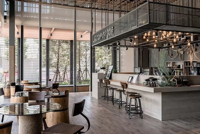 Quán cafe khung thép mang tới không gian quán ấn tượng, tính thẩm mỹ cao và tiết kiệm chi phí đầu tư
