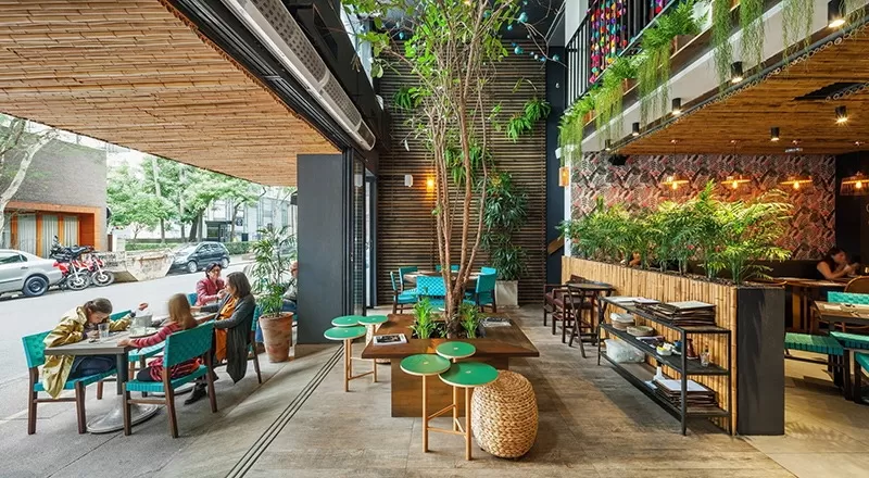 Quán cafe khung thép mang tới không gian quán ấn tượng, tính thẩm mỹ cao và tiết kiệm chi phí đầu tư