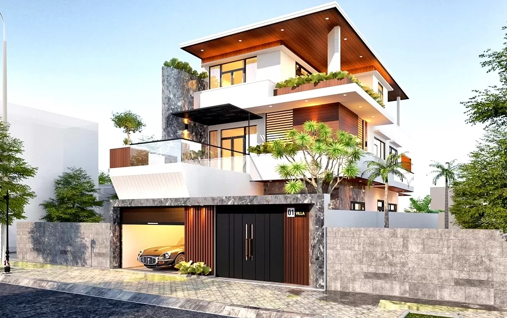 Tường 20 thường được áp dụng khi xây biệt thự