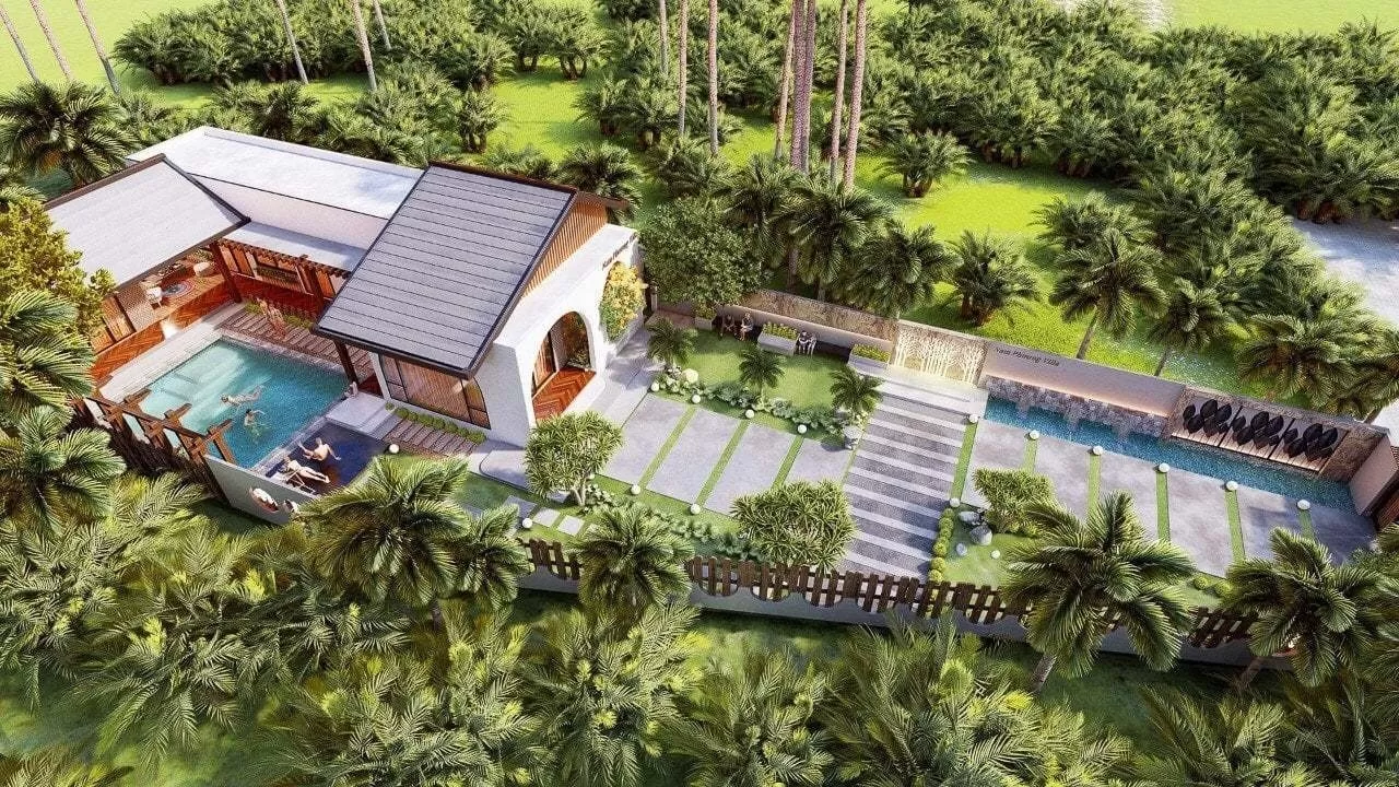 Tiểu cảnh là nơi thu hút sự chú ý trong khuôn viên sân vườn