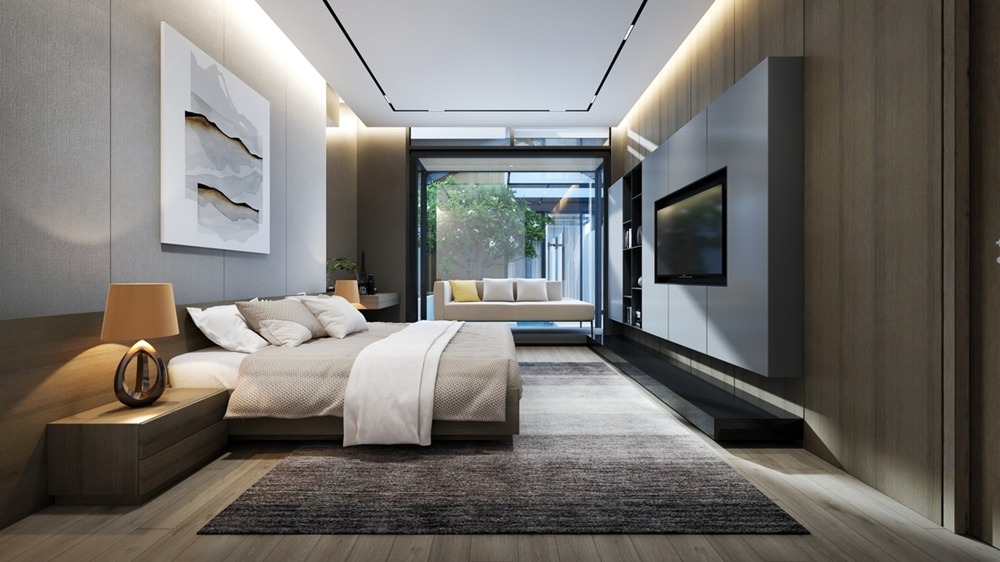 Nội thất phòng ngủ hiện đại đơn giản