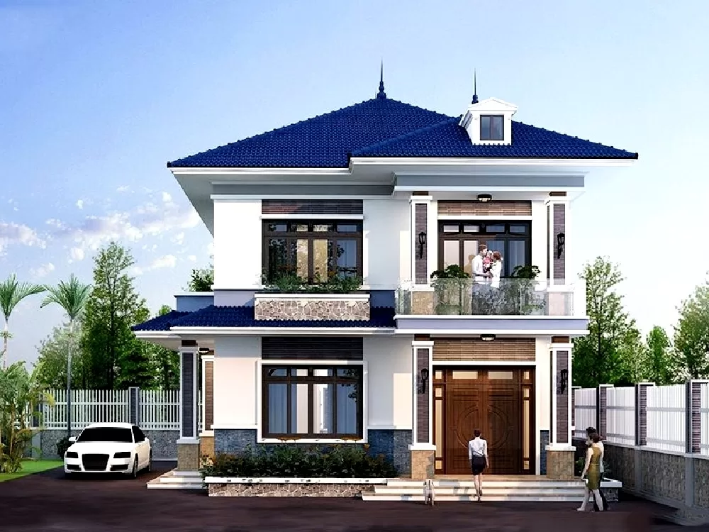 Ngôi nhà có 4 phòng ngủ đáp ứng nhu c ầu sinh hoạt cho gia đình đông thành viên