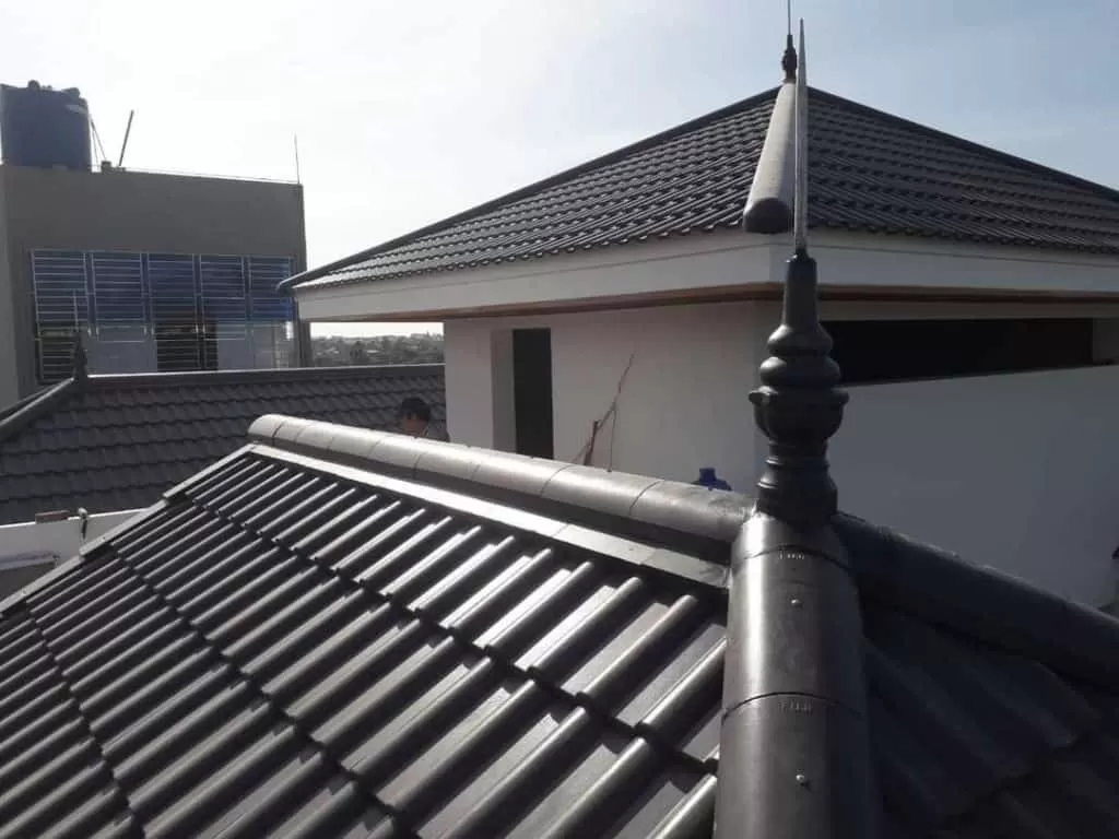 Mái ngói được lựa chọn khá phổ biến