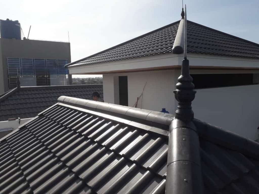 Mái ngói được lựa chọn khá phổ biến